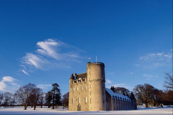 612076 Winter At Castle Fraser, Aberdeenshire, Scotland A4 Photo Print