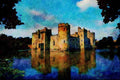 612090 Bodium Castle, Kent, England A4 Limited Edition Watercolour Print