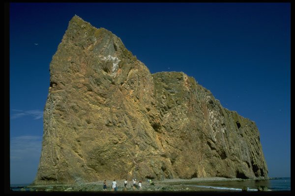 613004 Perce Rock, Gaspe, Quebec, Canada A4 Photo Print