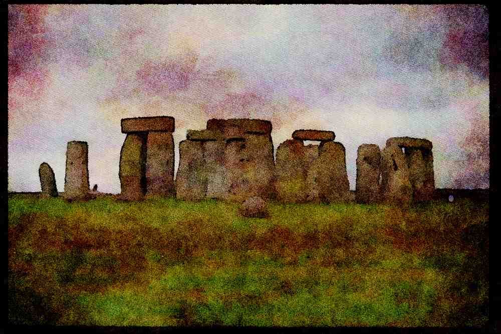 613006 Stonehenge, England A4 Limited Edition Watercolour Print