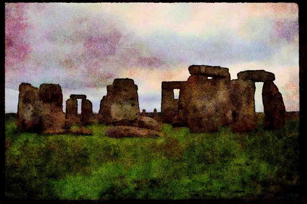 613007 Stonehenge, England A4 Limited Edition Watercolour Print