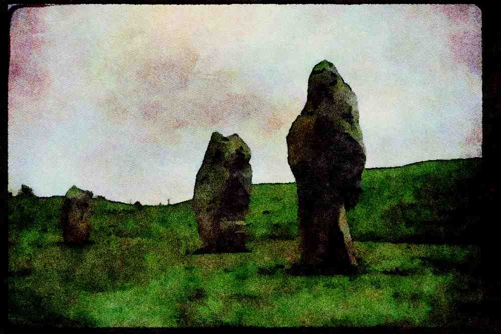 613009 Avebury A4 Limited Edition Watercolour Print