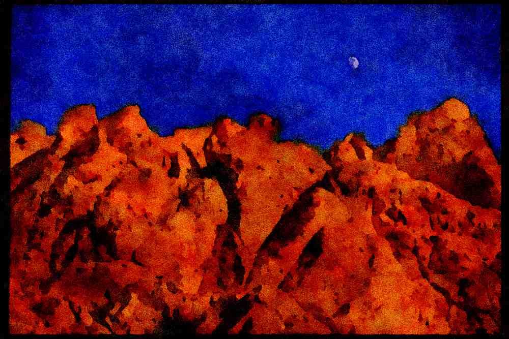 613012 Aguerrigerry At Sunrise A4 Limited Edition Watercolour Print