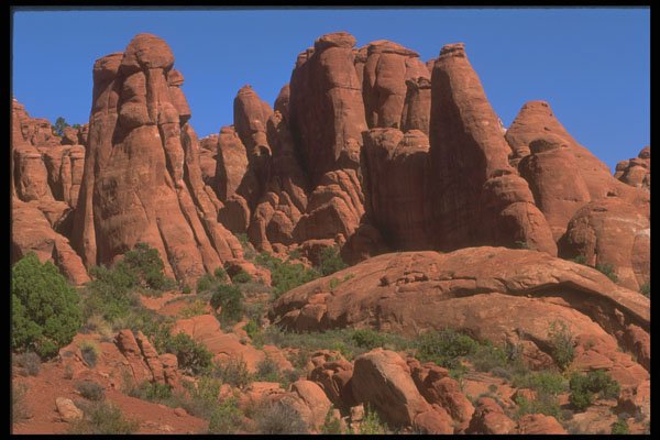 613013 Devil's Garden, Arches National Park, Utah A4 Photo Print