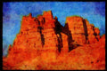 613014 Shaped By Rain And Wind, Utah A4 Limited Edition Watercolour Print