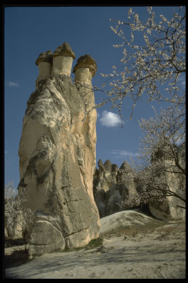 613020 Mushroom topped Rock Formation, Cappadocia A4 Photo Print