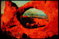 613025 Double Arch, Arches National Park, Utah A4 Limited Edition Watercolour Print
