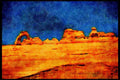 613038 Delicate Arch, Arches National Park, Utah A4 Limited Edition Watercolour Print