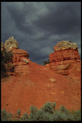 613039 Red Rocks, Red Canyon, Utah A4 Photo Print