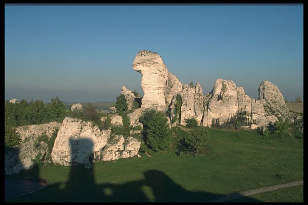 613042 White Limestone Rocks, Zawierci, Poland A4 Photo Print