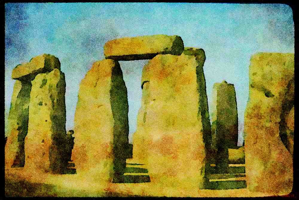 613044 Stonehenge, England A4 Limited Edition Watercolour Print
