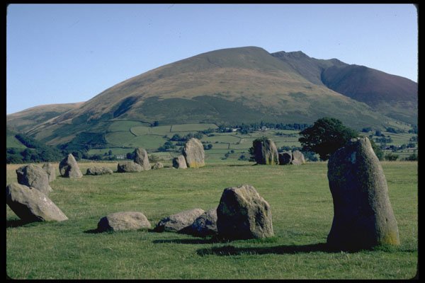 613047 Castlerigg Stone Circle And Blencathra, England A4 Photo Print