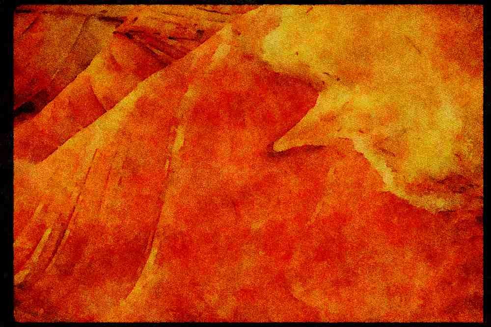 613054 Waves Of Sand, Utah A4 Limited Edition Watercolour Print