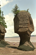 613055 Flowerpot Rock Balanced, New Brunswick, Canada A4 Photo Print