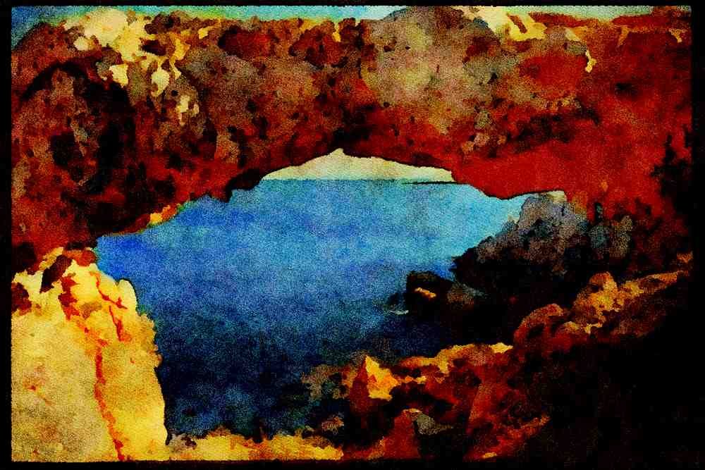 613064 Cape Grecko, Cyprus A4 Limited Edition Watercolour Print
