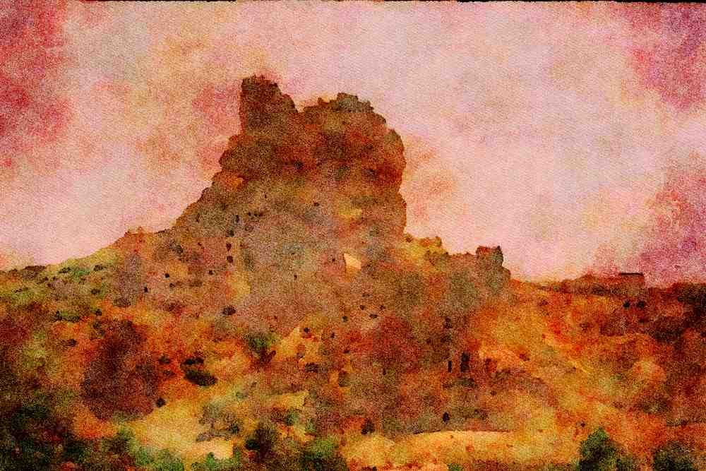 613078 Goreme, Turkey A4 Limited Edition Watercolour Print