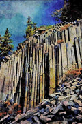 613081 Devil's Tower National Monument, Wyoming A4 Limited Edition Watercolour Print