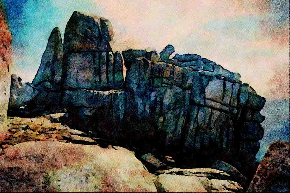613083 Peninnis Head, Scilly Islands A4 Limited Edition Watercolour Print