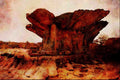 613084 _The Explosion_, Wind Erosion, Bandiagara, Mali A4 Limited Edition Watercolour Print