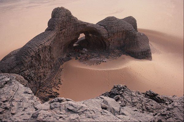 613088 Weathered Sandstone Rock, Algeria A4 Photo Print