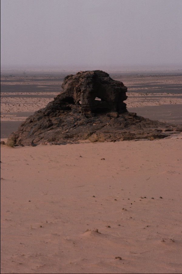 613090 Weathered Surrealistic Sandstone Rock, Niger A4 Photo Print
