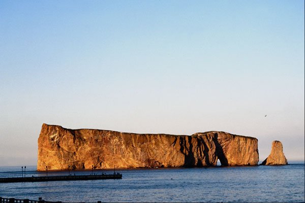 613096 Perce Rock, Gaspe, Quebec, Canada A4 Photo Print