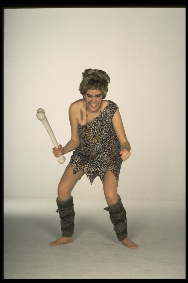 614008 Cave Woman A4 Photo Print