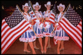 614035 Dance Troupe, Stars And Stripes, Orlando, Florida A4 Photo Print