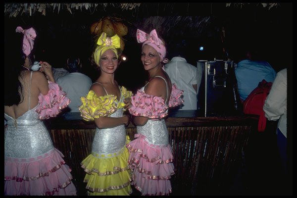 614054 Show Dancers On Royal Princess Cruise Ship A4 Photo Print
