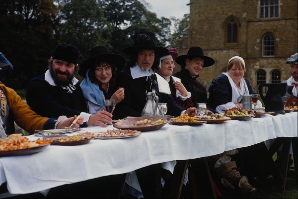 614076 Banquet, Broughton Castle, England A4 Photo Print