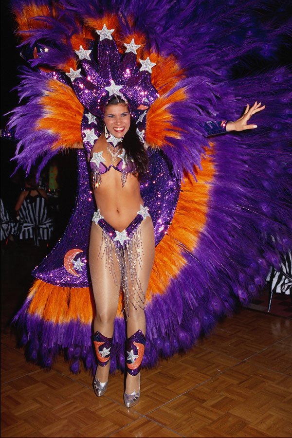 614098 Costume For Brazilian Carnival A4 Photo Print