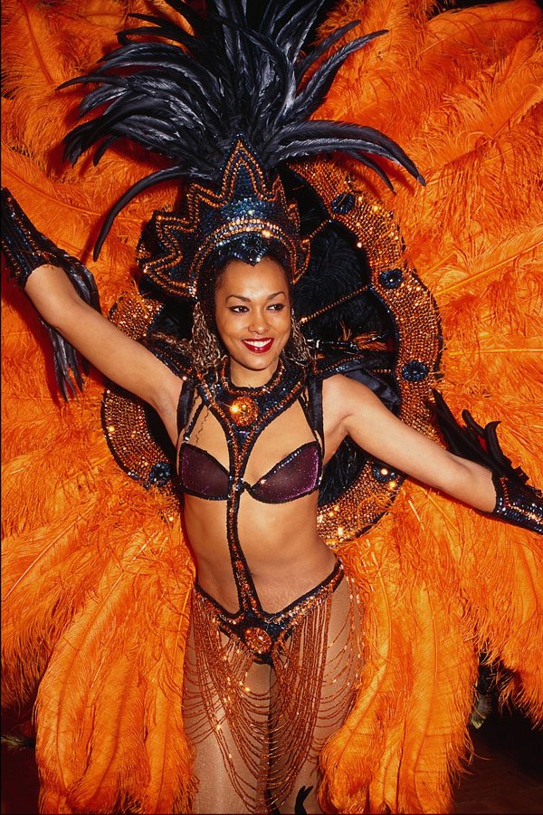 614099 Costume For Brazilian Carnival A4 Photo Print