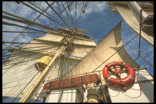 615002 Merchant Marine Training Ship, Denmark A4 Photo Print