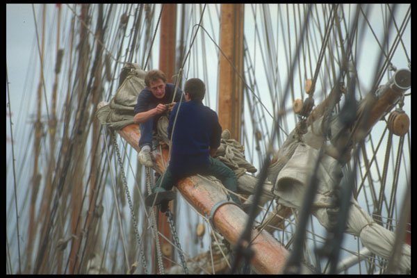 615003 Merchant Marine Training Ship, Denmark A4 Photo Print