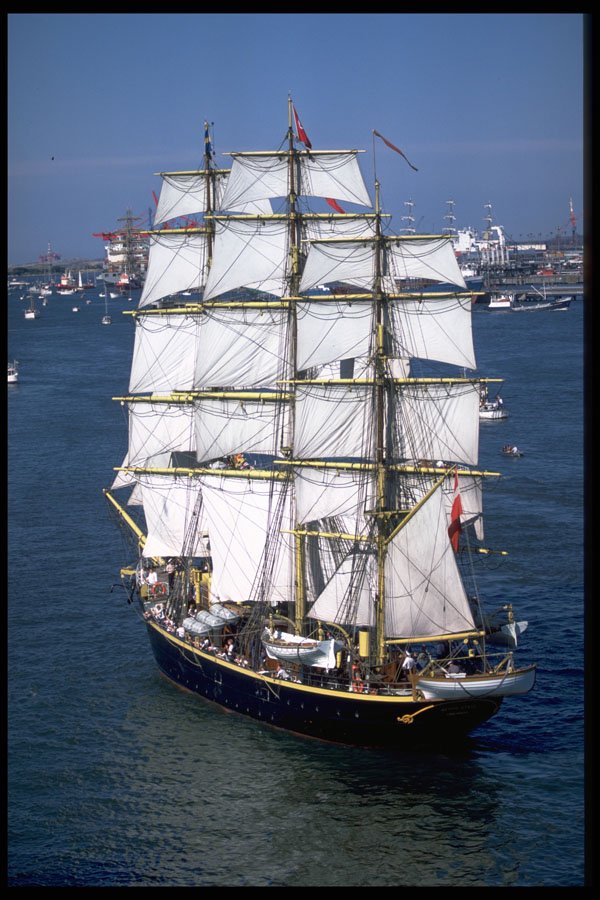 615042 Tall Ships, Amsterdam, Netherlands A4 Photo Print
