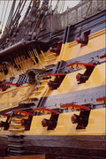 615062 H.M.S. Victory , Starboard Gun Ports A4 Photo Print