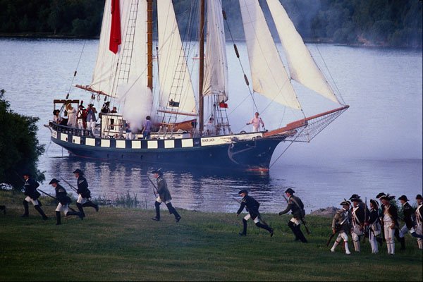 615065 Tall Ship, Historic Re creation In Hull, Quebec, Canada A4 Photo Print