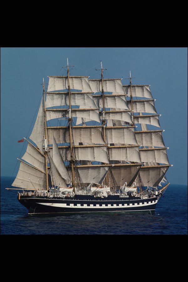 615076 Krusenshtern , Russian Tall Ship A4 Photo Print