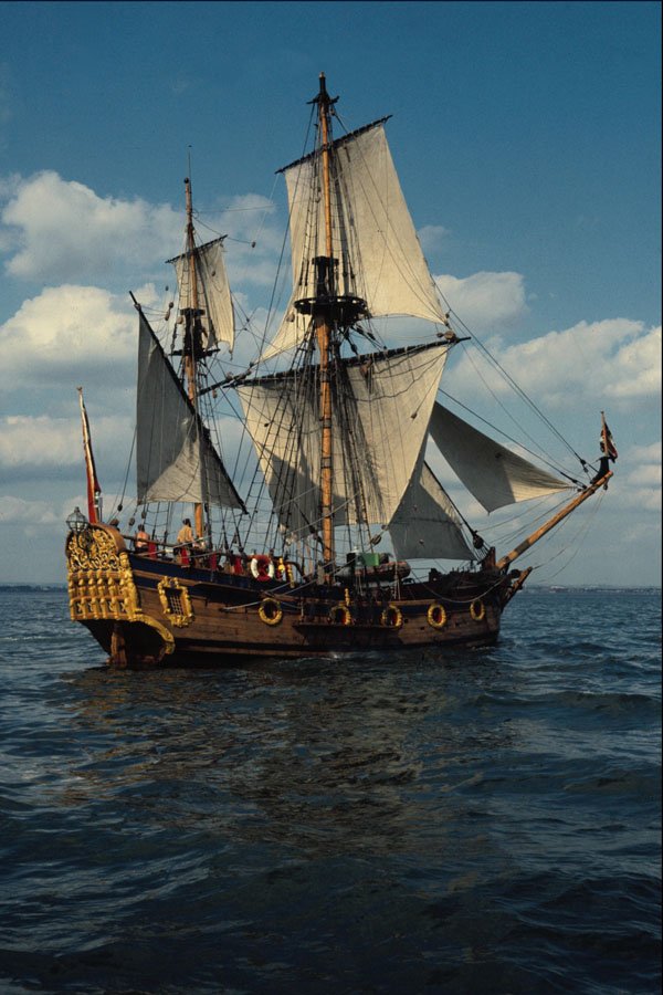 615079 Nonsuch , Old Sailing Ship A4 Photo Print