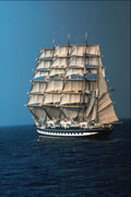 615081 Tall Ship Krusenshtern  A4 Photo Print