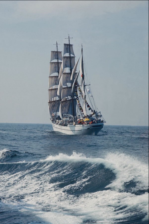615082 Sagres , Tall Ship, Atlantic Ocean A4 Photo Print