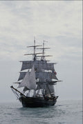 615087 Unicorn Tall Ship A4 Photo Print