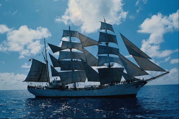 615089 Gloria , Tall Ship A4 Photo Print