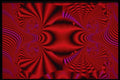 616020 Red Complex Spiral A4 Photo Print