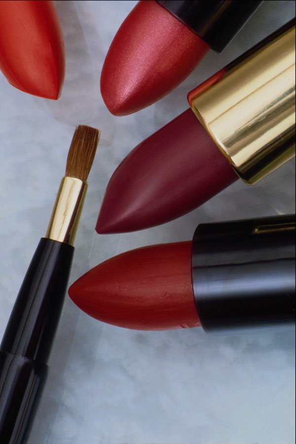 616076 Lipsticks And Lipstick Brush A4 Photo Print