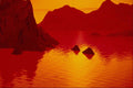 616091 Golden Sunset A4 Photo Print