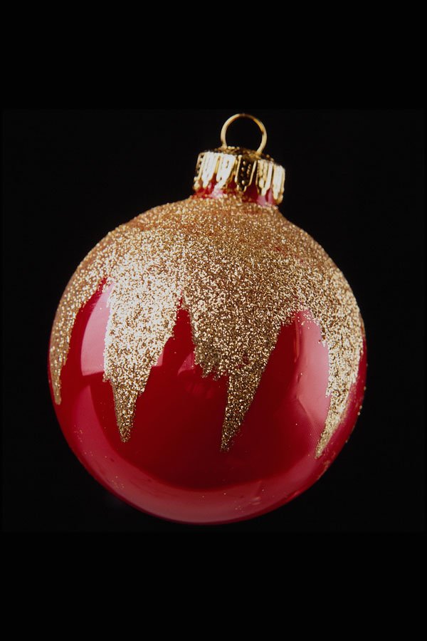 616096 Red Christmas Ball A4 Photo Print