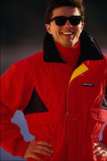 616097 Young Man In Red Ski Jacket A4 Photo Print