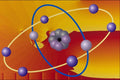 617019 Two Perpendicular Orbits A4 Photo Print