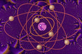 617026 Purple Plane A4 Photo Print